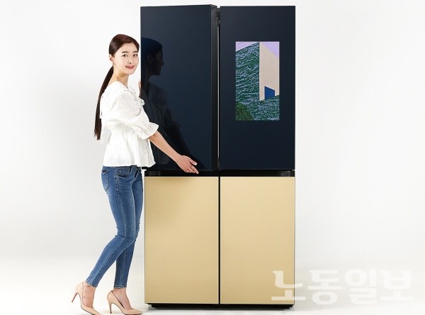 삼성전자, 비스포크 냉장고 패밀리허브 신제품 출시(사진=삼성전자)
