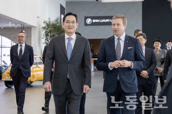 이재용 회장, BMW 올리버 집세 CEO 미팅(사진=삼성전자)