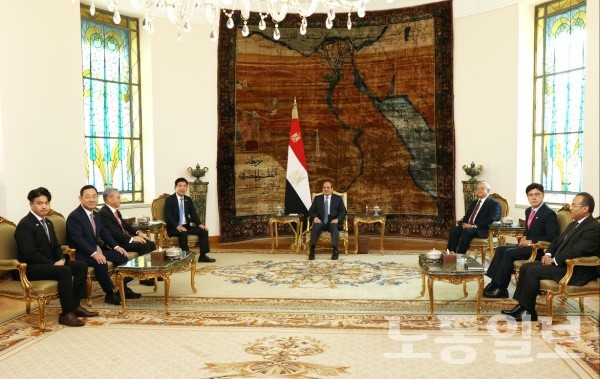 김진표 국회의장, 이집트 국가지도자들과 숨가쁜 의회외교 활동 펼쳐(사진=국회의장실)